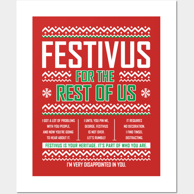 Festivus Wall Art by CoinRiot